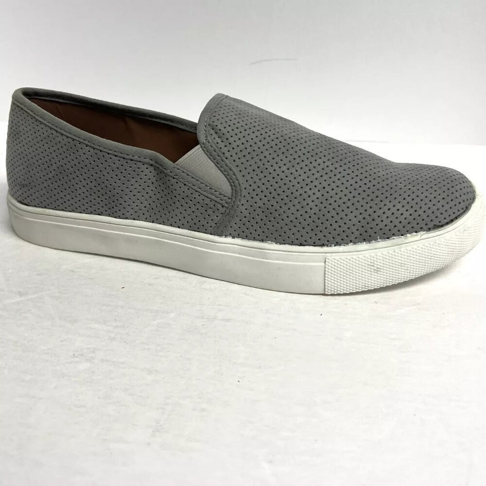 Steve Madden Womens Zarayy Slip On Gray 9.5 M